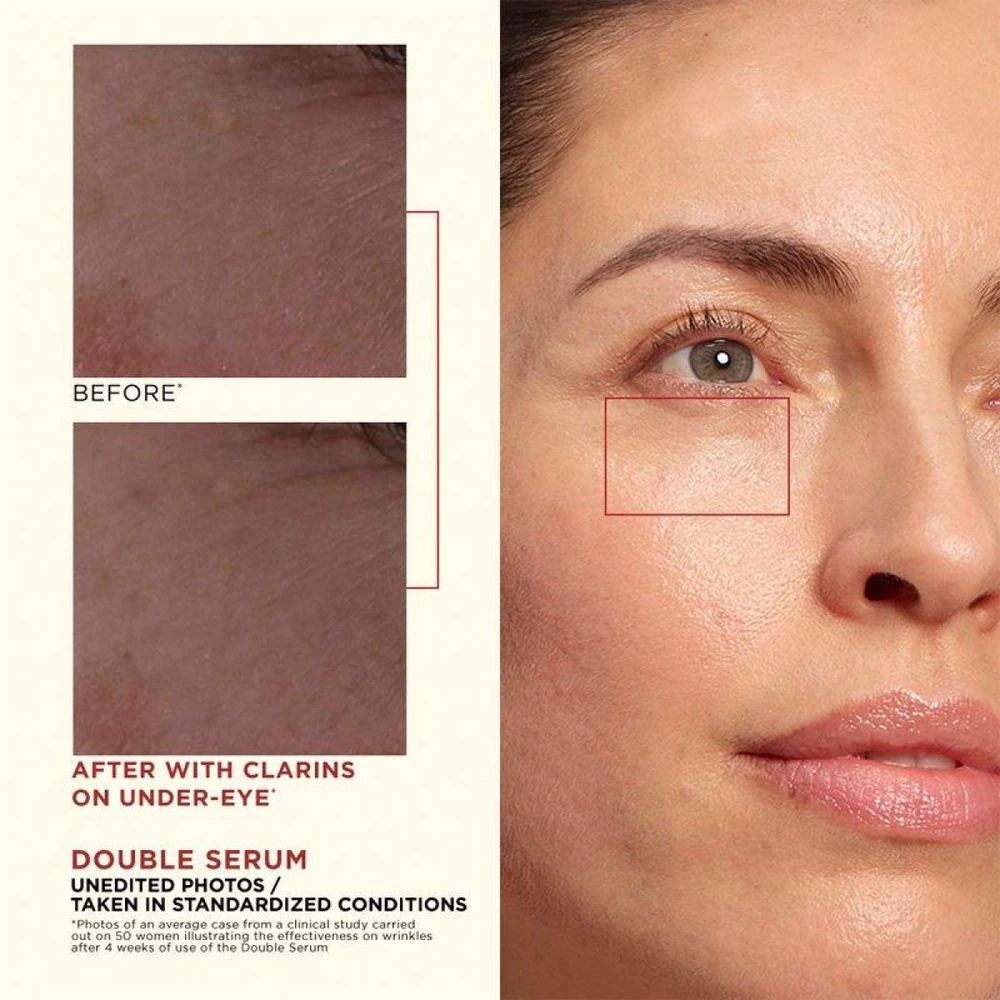 Clarins Double Serum senėjimo požymius mažinantis veido serumas, 50 ml