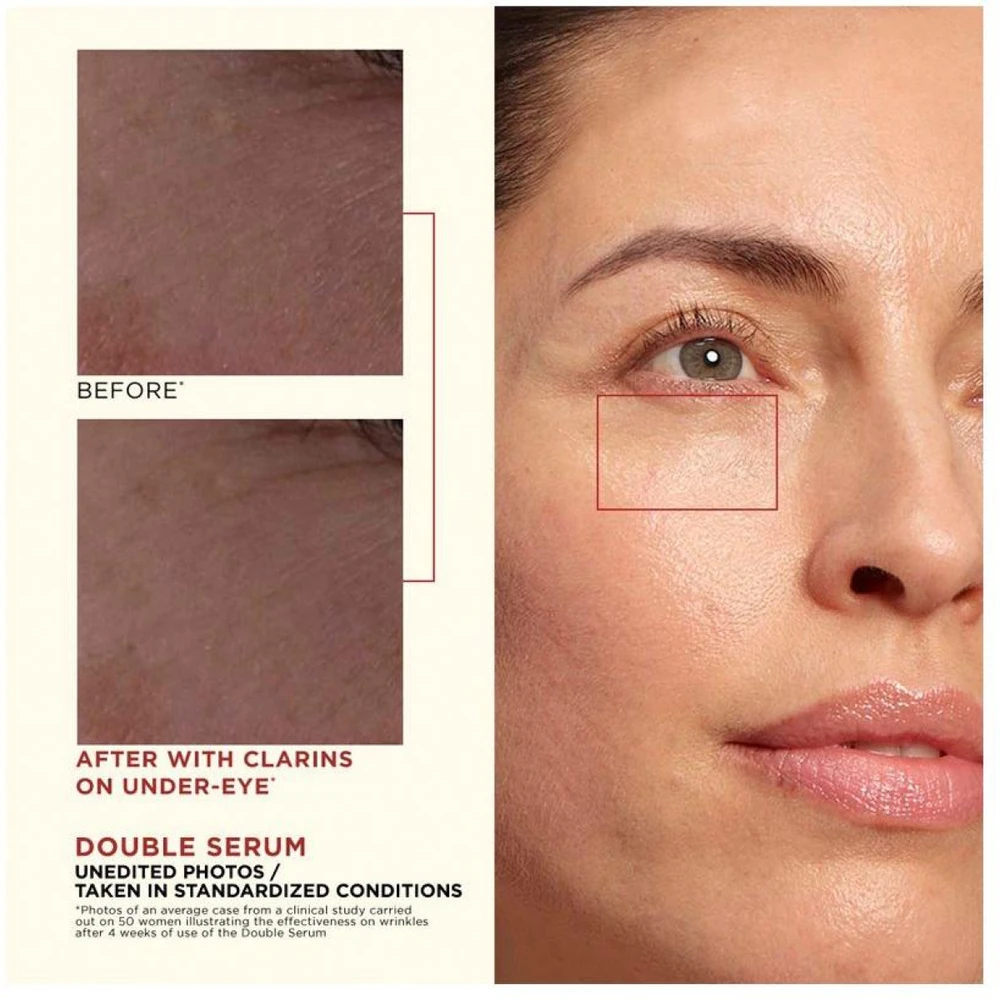 Clarins Double Serum senėjimo požymius mažinantis veido serumas, 30 ml