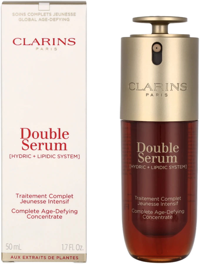 Clarins Double Serum senėjimo požymius mažinantis veido serumas, 50 ml
