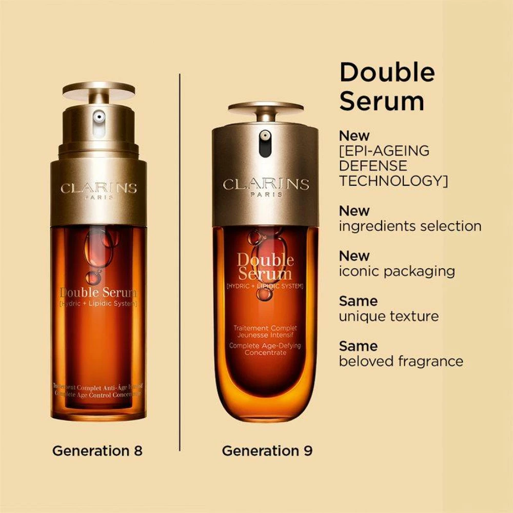 Clarins Double Serum senėjimo požymius mažinantis veido serumas, 50 ml