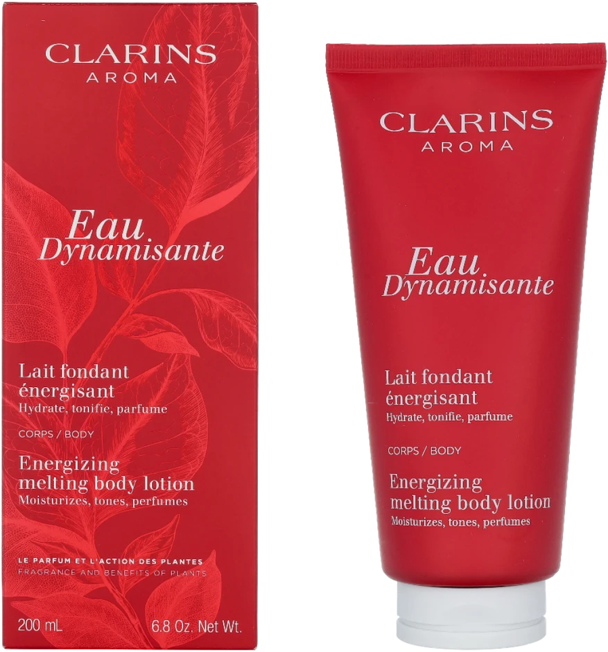Clarins Eau Dynamisante Energizing Melting Losjonas kūnui kūno losjonas, 200 ml