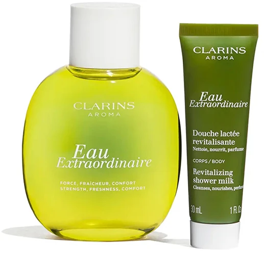 „Clarins Eau Extraordinaire“ kūno priežiūros dovanų rinkinys