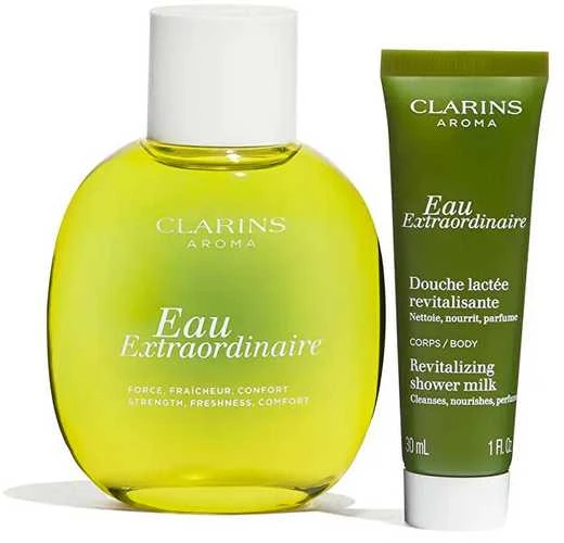 „Clarins Eau Extraordinaire“ kūno priežiūros dovanų rinkinys