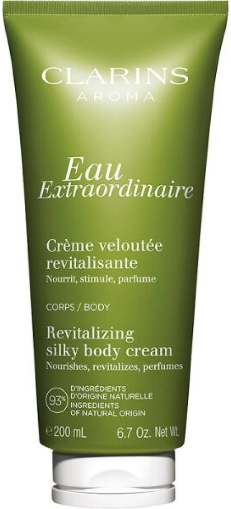 Clarins Eau Extraordinaire Revitalizing Silky Body Kreminis gaivinantis kūno kremas, 200 ml