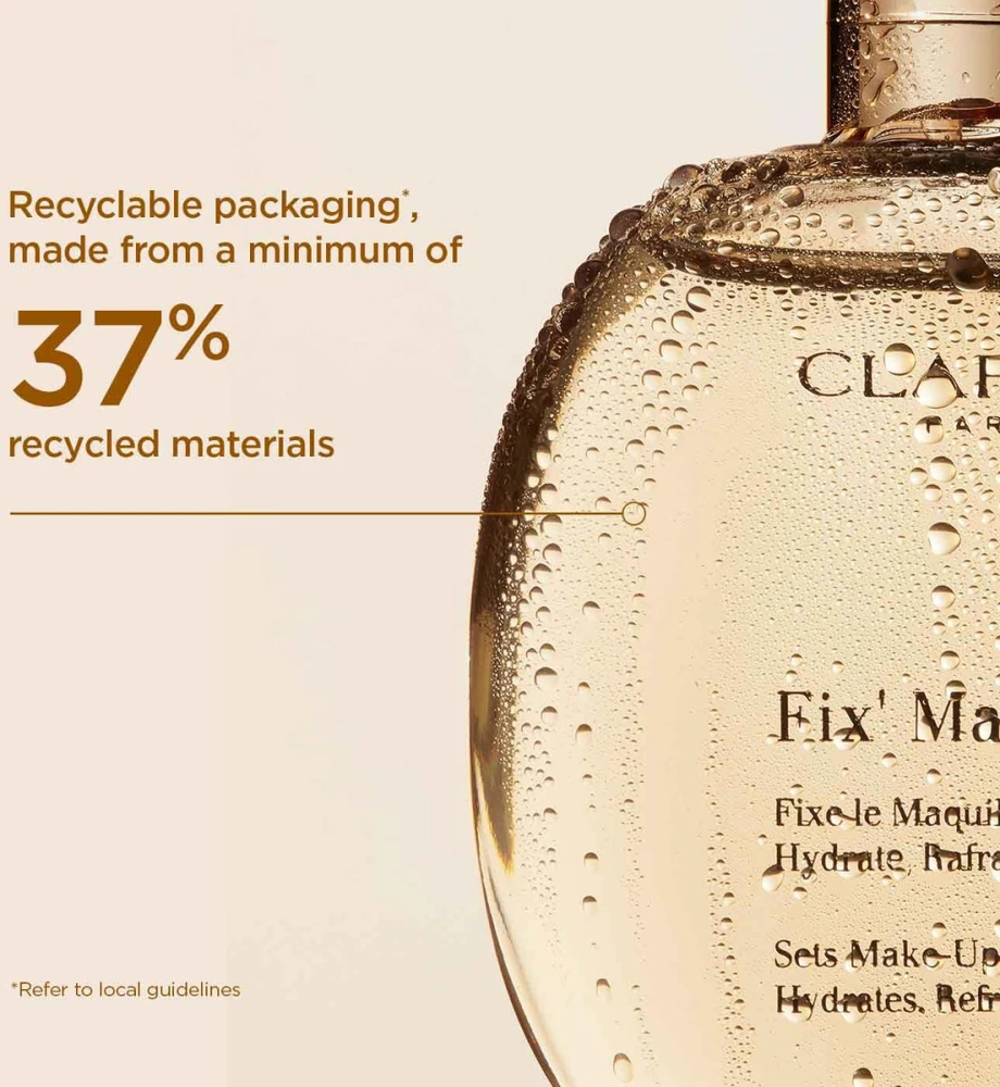 Clarins Fix' Make Up Golden Radiance Collection purškiamas makiažo fiksatorius, 50 ml