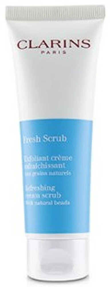 Clarins Fresh Scrub Refreshing Kreminis Scrub kreminis veido šveitiklis sausai odai, 50 ml