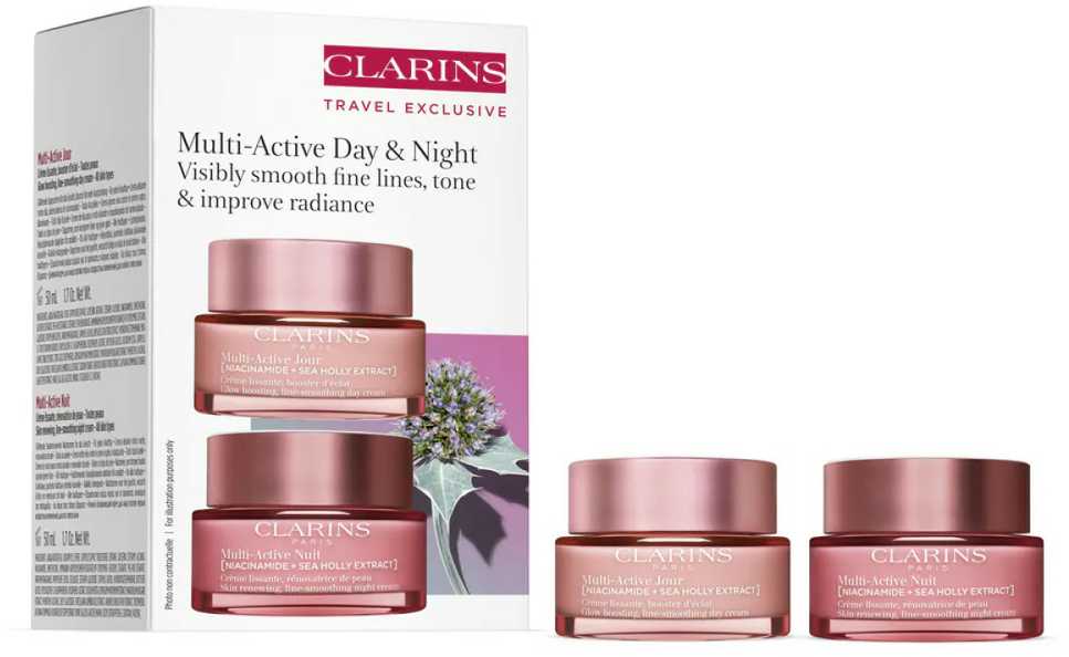 „Clarins“ dovanų rinkinys su daugiafunkcinėmis odos priežiūros priemonėmis