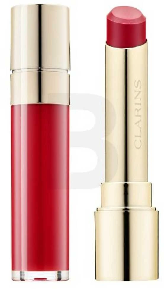 Clarins Joli Rouge Lacquer Kreminis Lipstick 742L Joli Rouge, 3 g