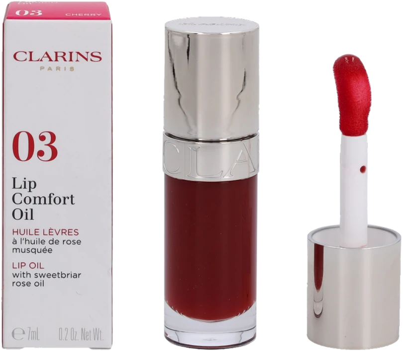 Lūpų aliejus Clarins Lip Comfort Oil  03 Cherry, 7 ml