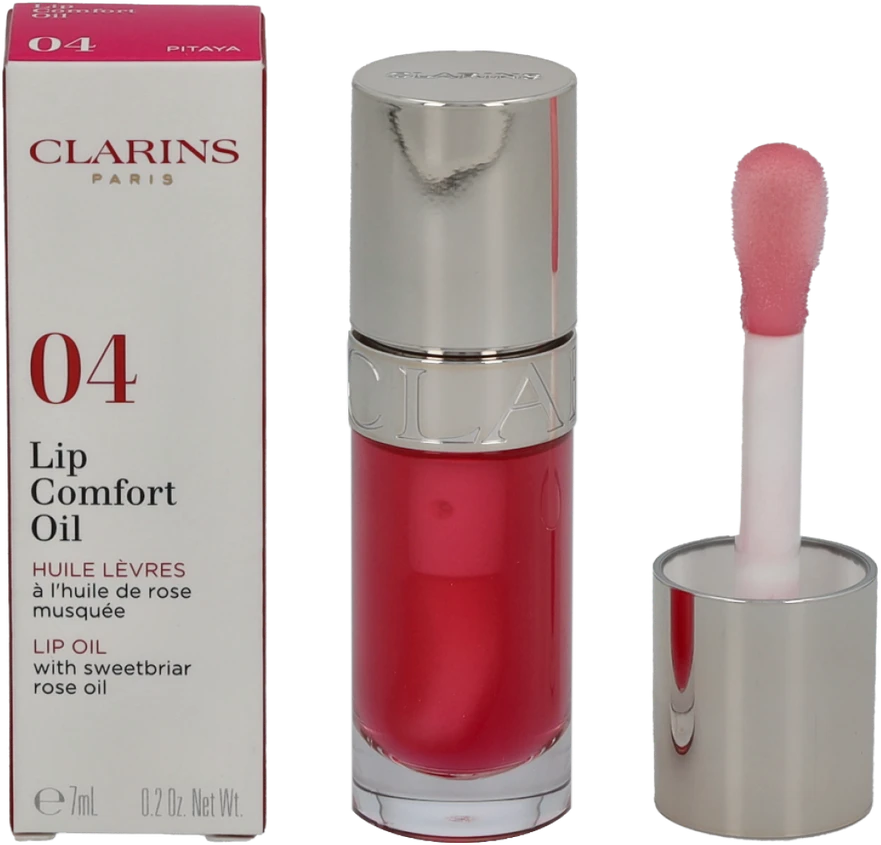 Lūpų aliejus Clarins Lip Comfort Oil 04 Pitaya, 7 ml