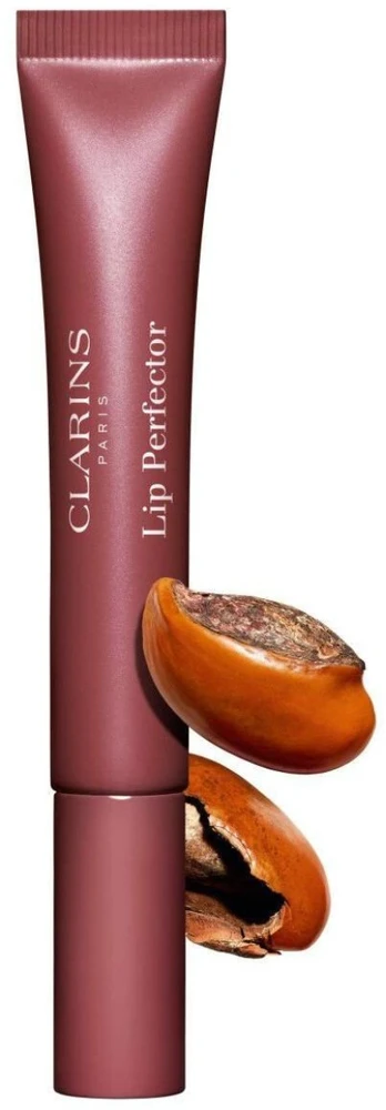 Clarins Lip Perfector Glow lūpų blizgis, atspalvis: 25 Mulberry Glow, 12 ml