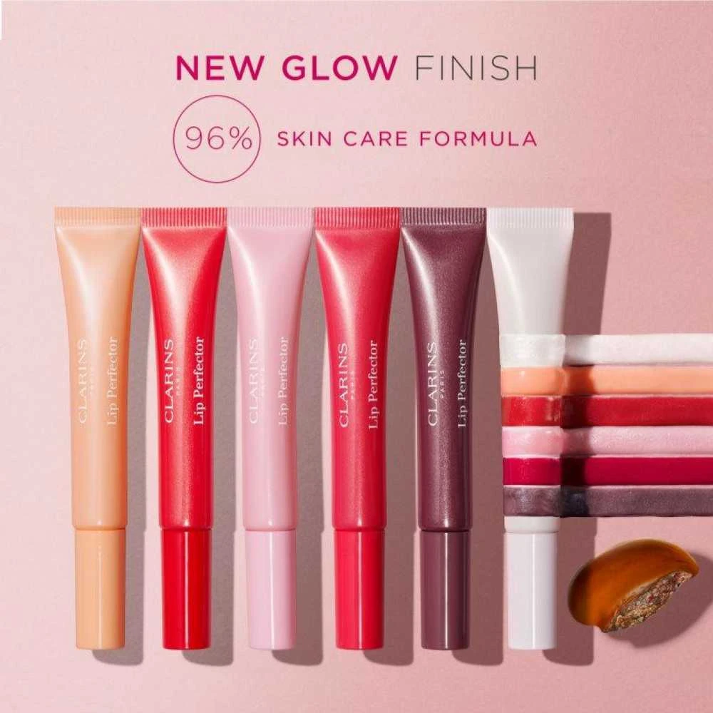 Clarins Lip Perfector Glow lūpų blizgis, atspalvis: 23 Pomegranate Glow, 12 ml