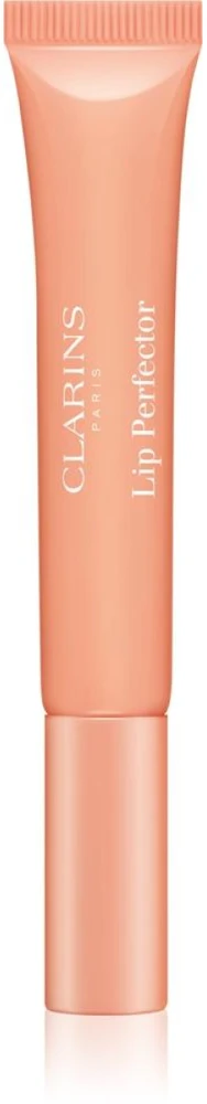 Clarins Lip Perfector Shimmer lūpų blizgis, atspalvis: 02 Apricot Shimmer, 12 ml