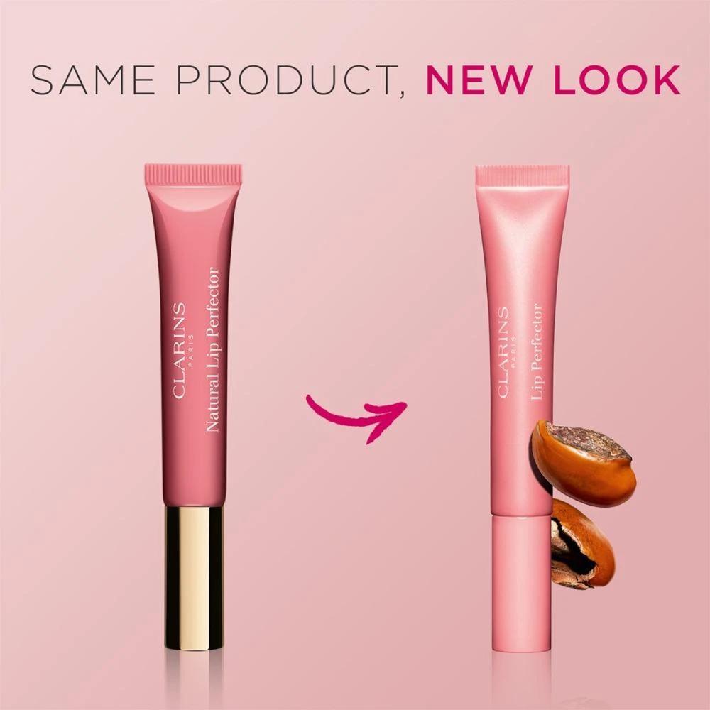 Clarins Lip Perfector Shimmer lūpų blizgis, atspalvis: 06- Rosewood Shimmer, 12 ml