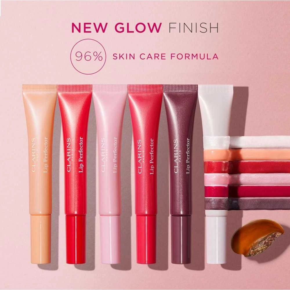 Clarins Lip Perfector Glow lūpų blizgis, atspalvis: 20 Translucent Glow, 12 ml