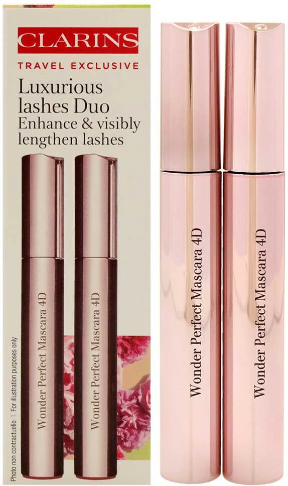 Clarins Luxurious Lashes Duo Blakstienų tušas Set