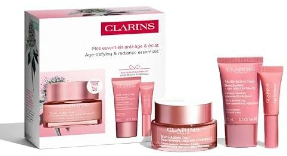 Clarins Multi-Active Value Pack 2025 veido priežiūros rinkinys