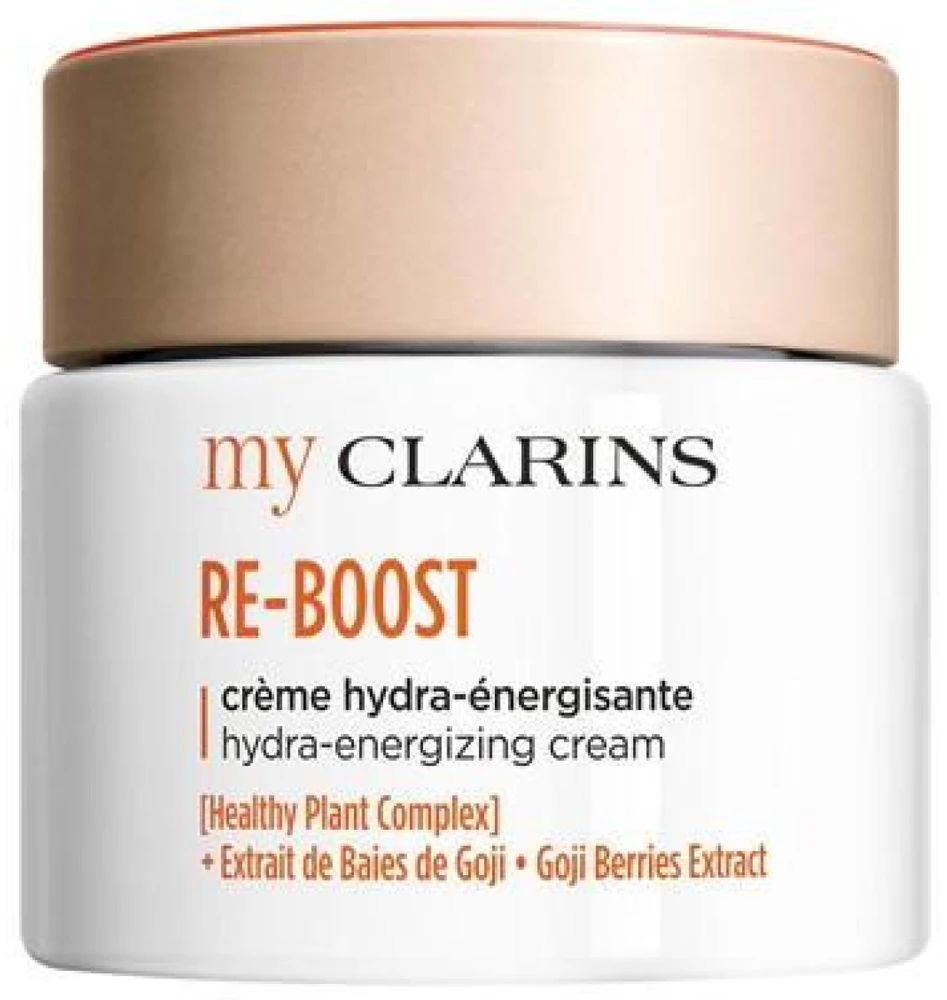 Clarins My Clarins Re-Boost Hydra-Energizing Kreminis drėkinantis ir energijos suteikiantis kremas visų tipų veido odai, 50 ml
