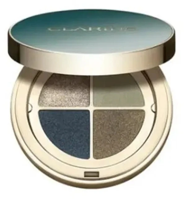 Clarins Ombre 4 spalvų akių šešėlių paletė, 05 Jade Gradation 4, 2 g