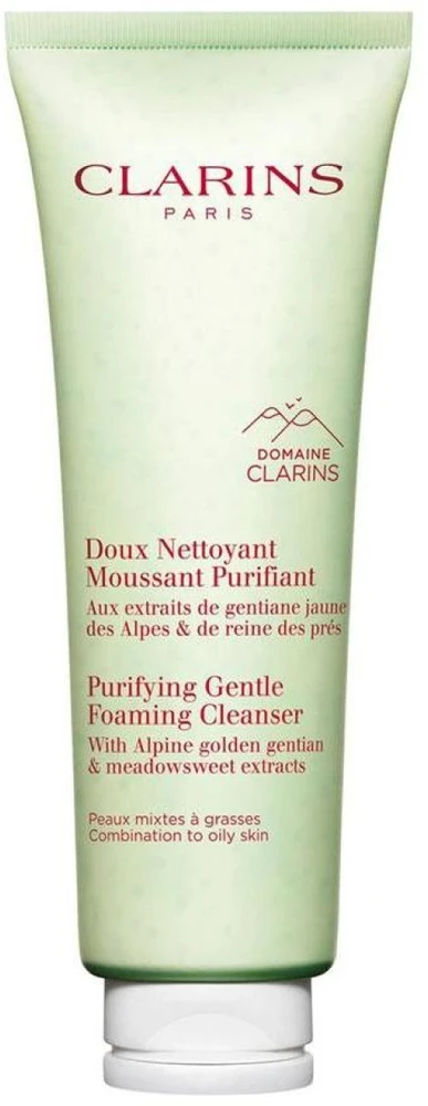 Clarins Purifying Gentle Foaming Valiklis veido valomosios putos, 125 ml