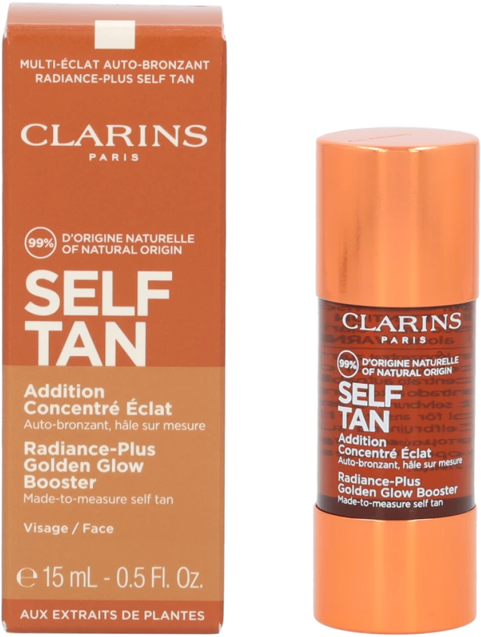Įdegį skatinantis kūno serumas Clarins Radiance-Plus Golden Glow Booster 15 ml