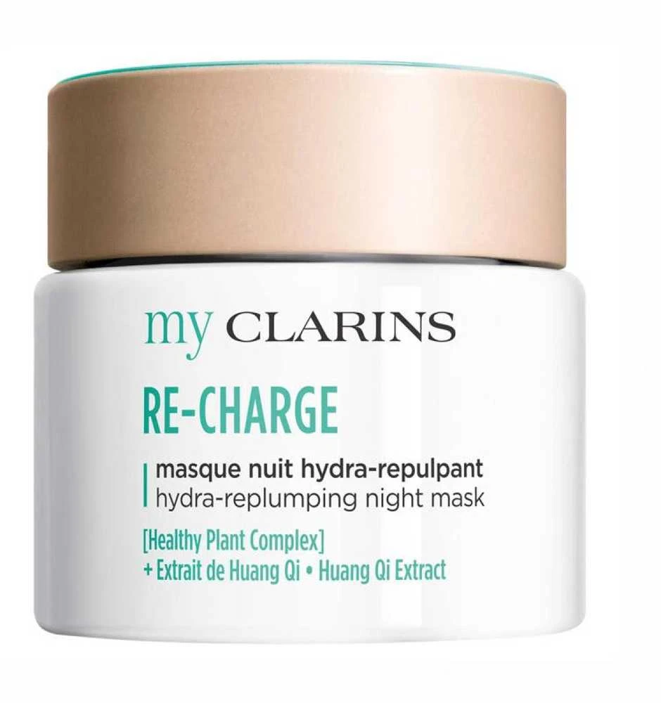 „Clarins Re Charge Hydra-Replumping“ naktinė kaukė, 50 ml