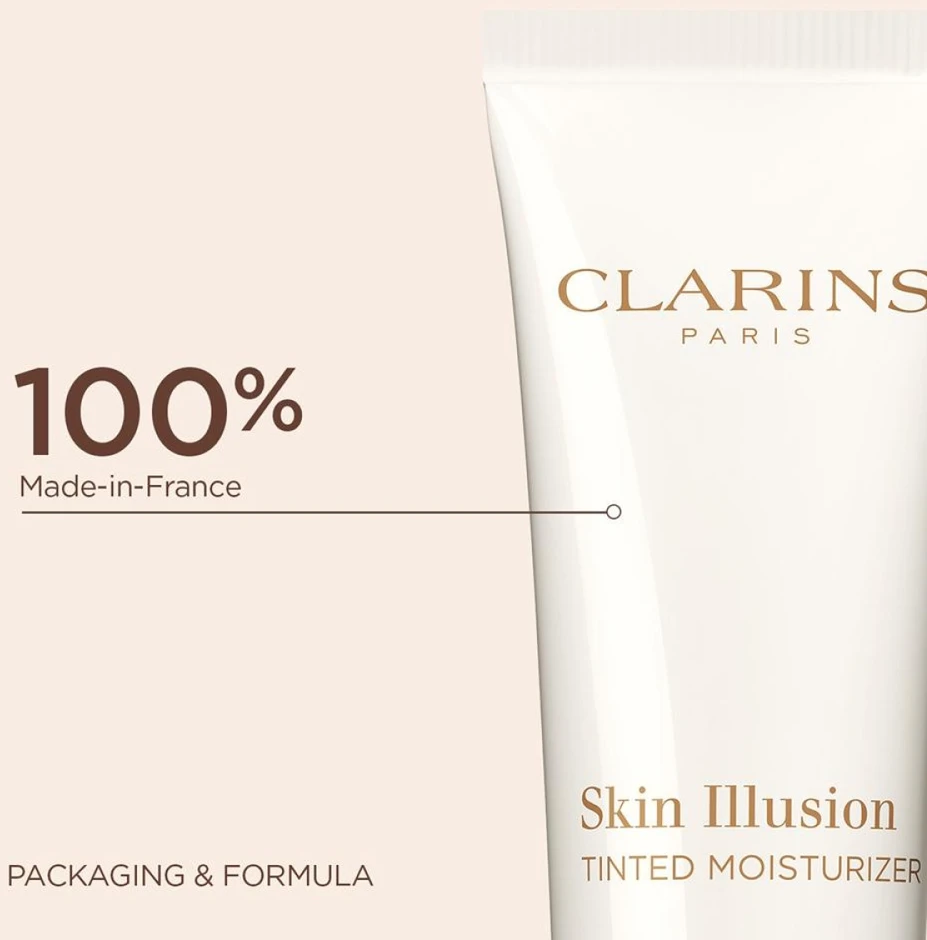 Clarins Skin Illusion Tinted Moisturizer SPF 25 tonuojantis kremas | atspalvis: 2.5, 40 ml