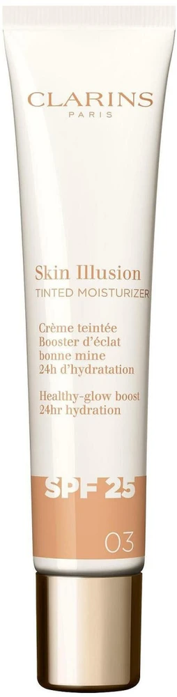Clarins Skin Illusion Tinted Moisturizer SPF 25 tonuojantis kremas | atspalvis: 03, 40 ml