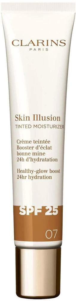 Clarins Skin Illusion Tinted Moisturizer SPF 25 tonuojantis kremas, atspalvis: 07, 40 ml