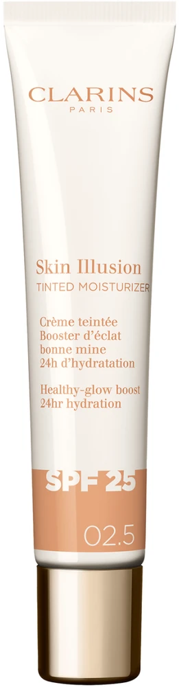 Clarins Skin Illusion Tinted Moisturizer SPF 25 tonuojantis kremas | atspalvis: 2.5, 40 ml