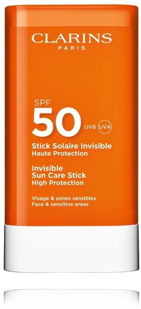 Clarins Invisible Sun Care Stick SPF 50 apsauginis pieštukas nuo saulės, 17 g