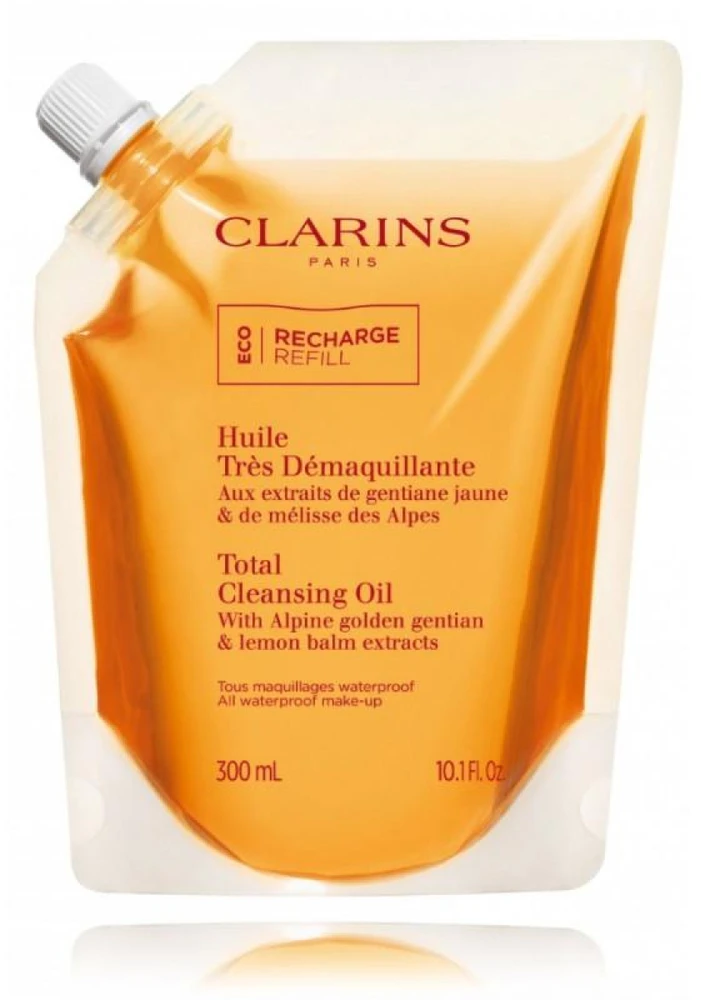 Clarins Cleansing Total Cleansing Oil aliejinis makiažo valiklis veidui | Papildymas, 300 ml