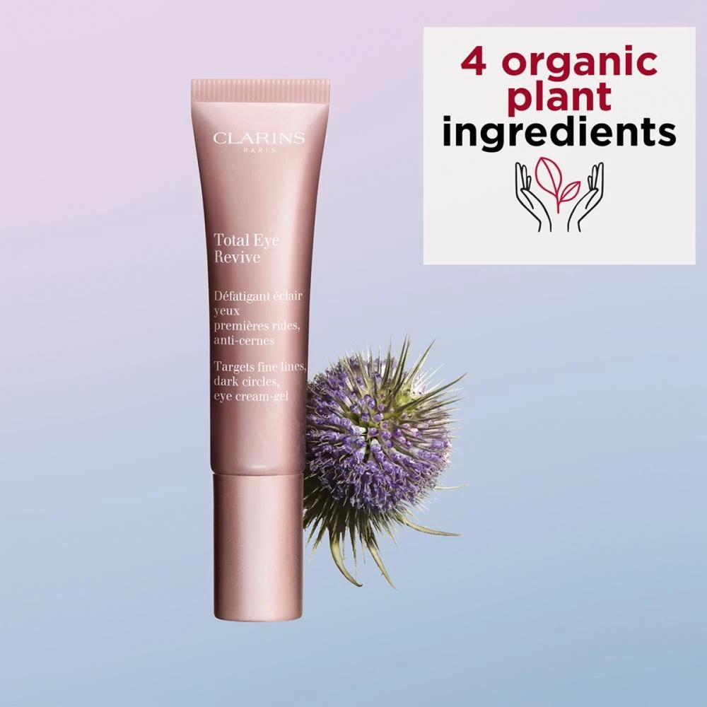 Clarins Total Eye Revive Paakių kremas-Gel paakių kremas, 15 ml