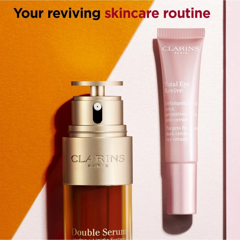 Clarins Total Eye Revive Paakių kremas-Gel paakių kremas, 15 ml