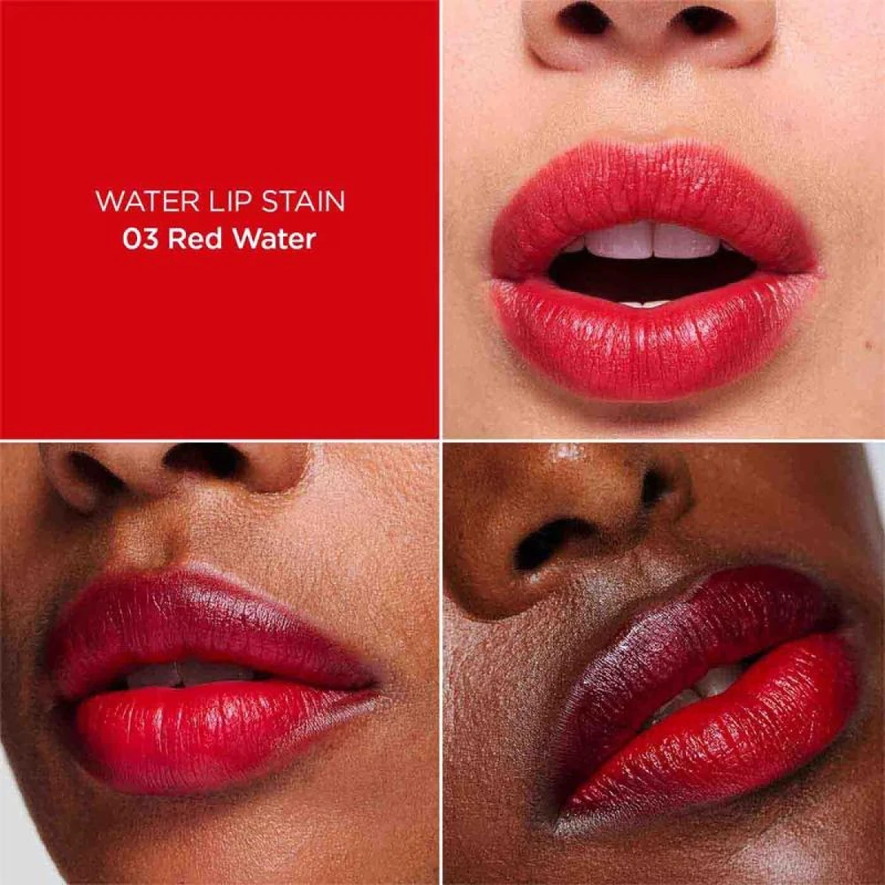 Clarins Vanduo Lip Stain skysti lūpų dažai, atspalvis: 03 Raudona Vanduo, 7 ml