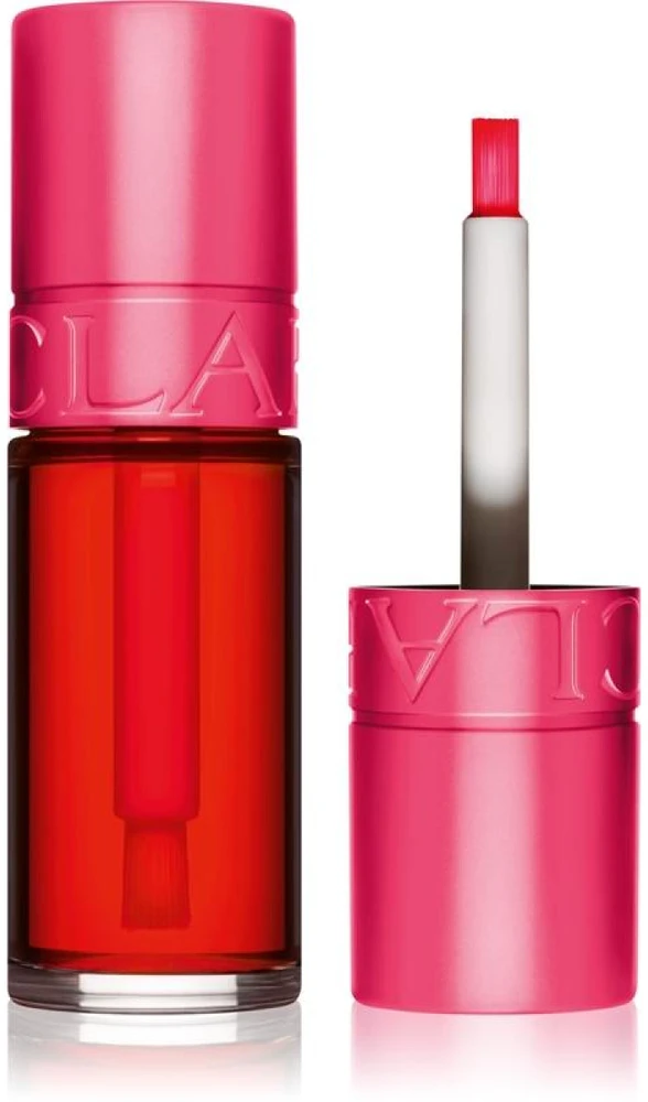 Clarins Vanduo Lip Stain skysti lūpų dažai, atspalvis: 01 Rose Vanduo, 7 ml