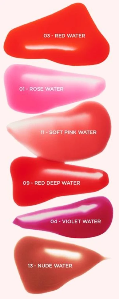 Clarins Vanduo Lip Stain skysti lūpų dažai, atspalvis: 03 Raudona Vanduo, 7 ml