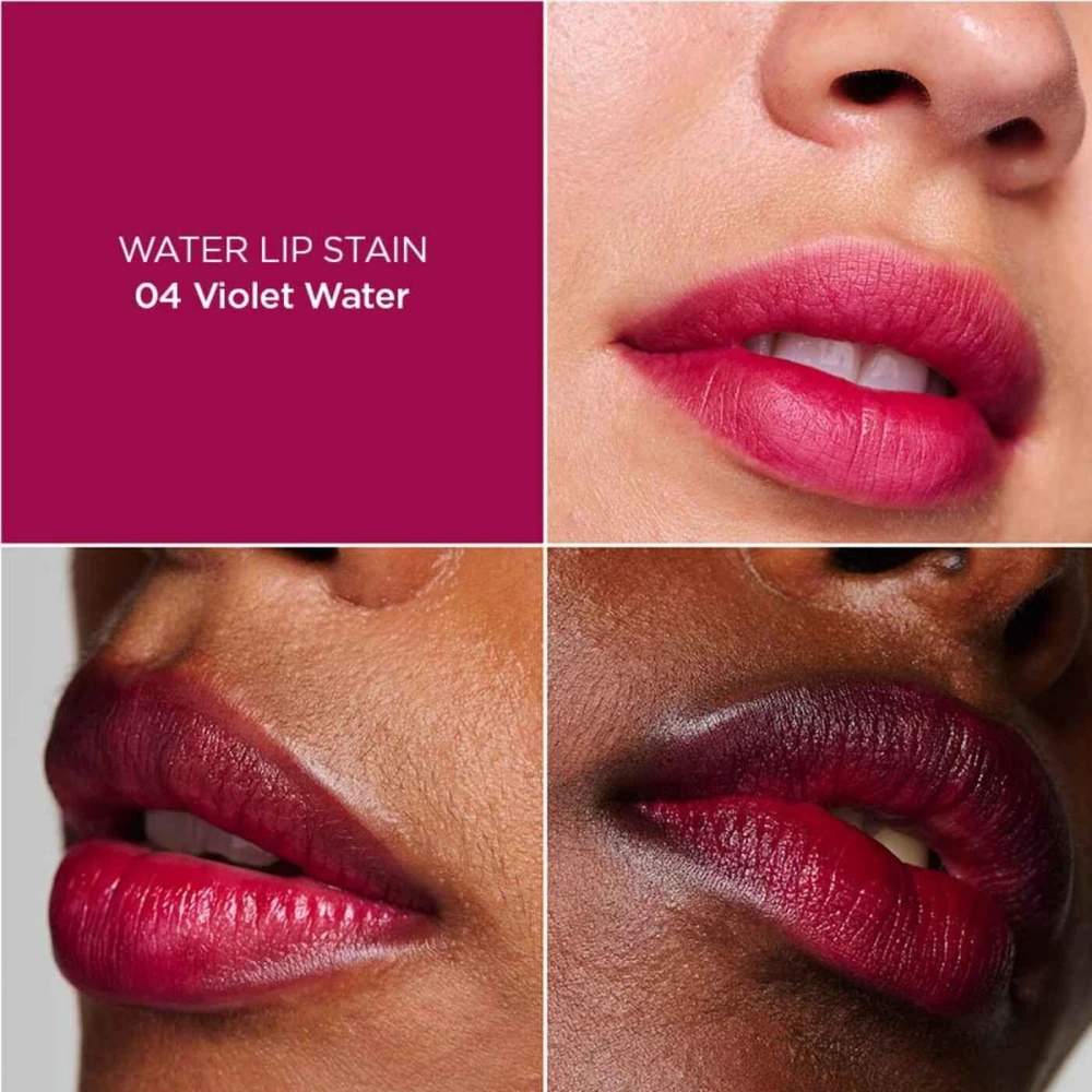 Clarins Vanduo Lip Stain skysti lūpų dažai, atspalvis: 04 Violet Vanduo, 7 ml
