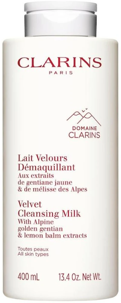 Clarins Velvet Cleansing Milk valomasis pienelis visiems odos tipams, 400 ml
