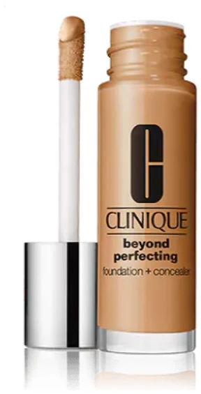 „Clinique Beyond Perfecting Foundation“ makiažo pagrindas ir kaukė 21 kreminis karamelės kremas, 30 ml
