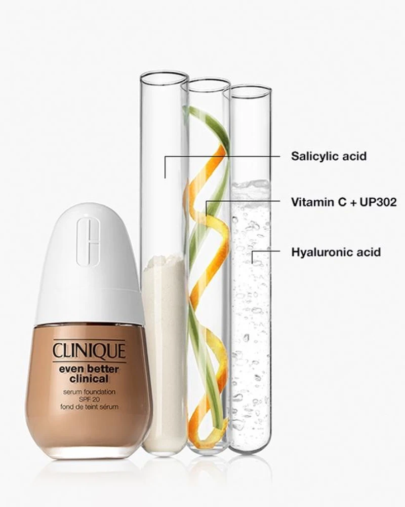 Clinique Even Better Clinical Serum Foundation SPF 20 makiažo pagrindas, atspalvis: CN70 Vanilla, 30 ml