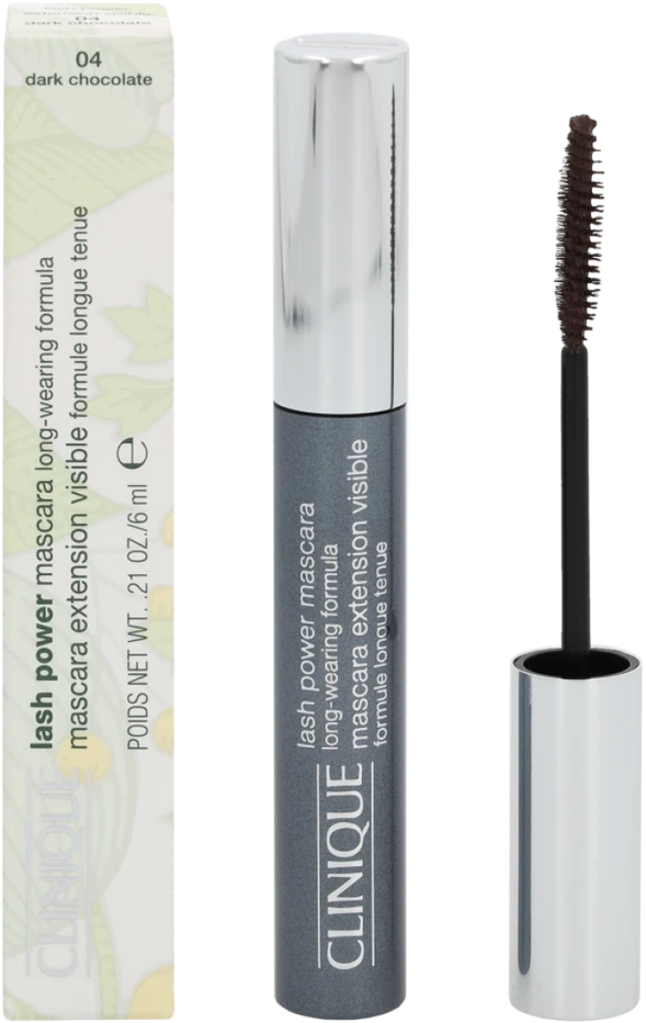 Clinique Lash Power Blakstienų tušas Long- Wearing Formula #04 Dark Chocolate, 6 ml