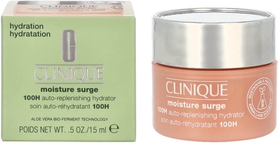 „Clinique Moisture Surge 100H“ automatinis drėkinamasis kremas, 15 ml