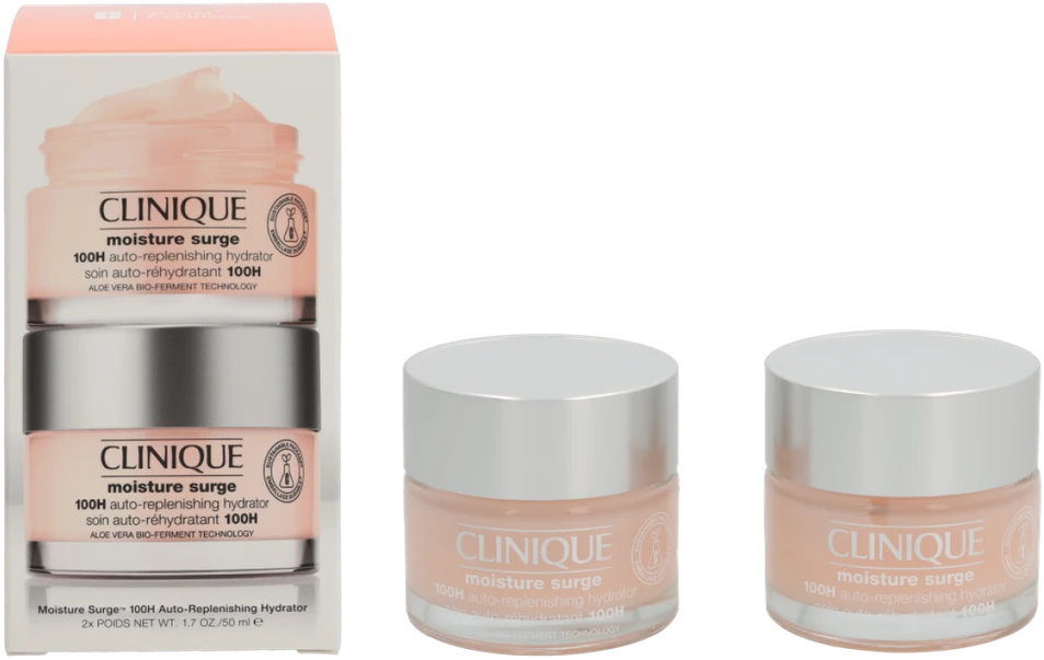 „Clinique Moisture Surge 100H Auto-Replenis“ drėkinamųjų dviejų dalių rinkinys, 100 ml