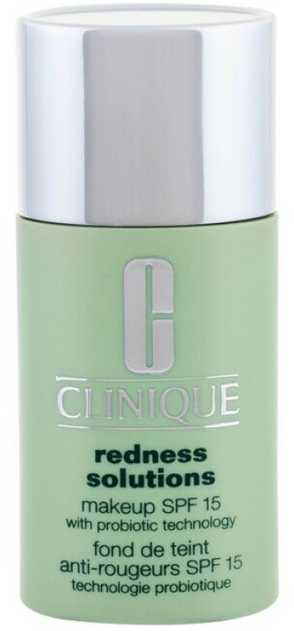 Clinique Redness Solutions Makeup SPF 15 - Raudonį maskuojantis makiažo pagrindas su SPF15, 30 ml | spalva: 01 Calming Alabaster