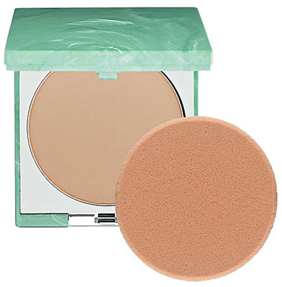 Clinique Stay Matte Sheer Pressed Powder kompaktinė pudra, atspalvis: 03 Stay rusvai gelsvas, 7.6 g