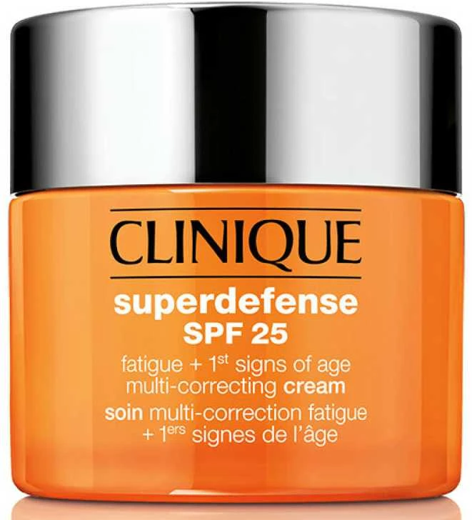 Clinique Superdefense SPF 25 Multi Correcting Kreminis jauninamasis veido kremas sausai ir normaliai odai, 30 ml