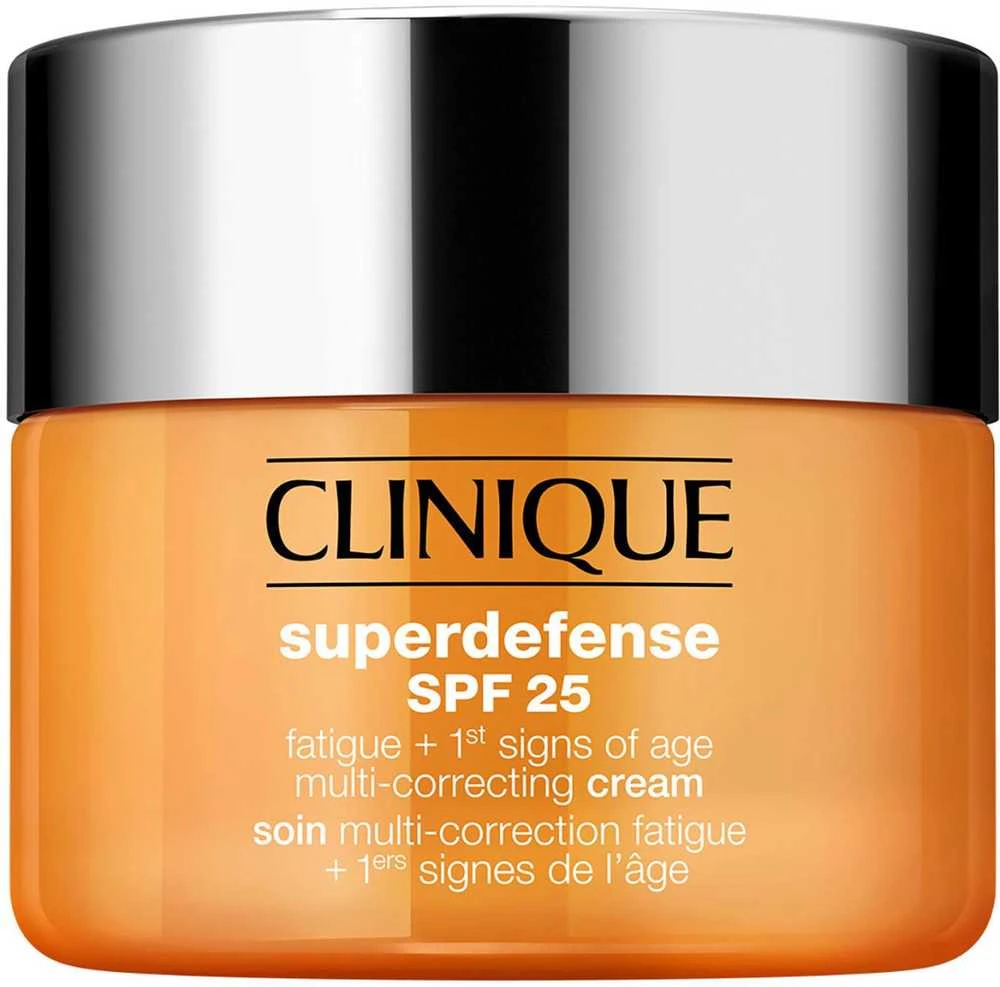 Clinique Superdefense SPF 25 Multi Correcting Kreminis jauninamasis veido kremas riebiai ir mišriai odai, 30 ml