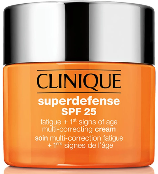 Clinique Superdefense SPF 25 Multi Correcting Kreminis jauninamasis veido kremas sausai ir normaliai odai, 30 ml