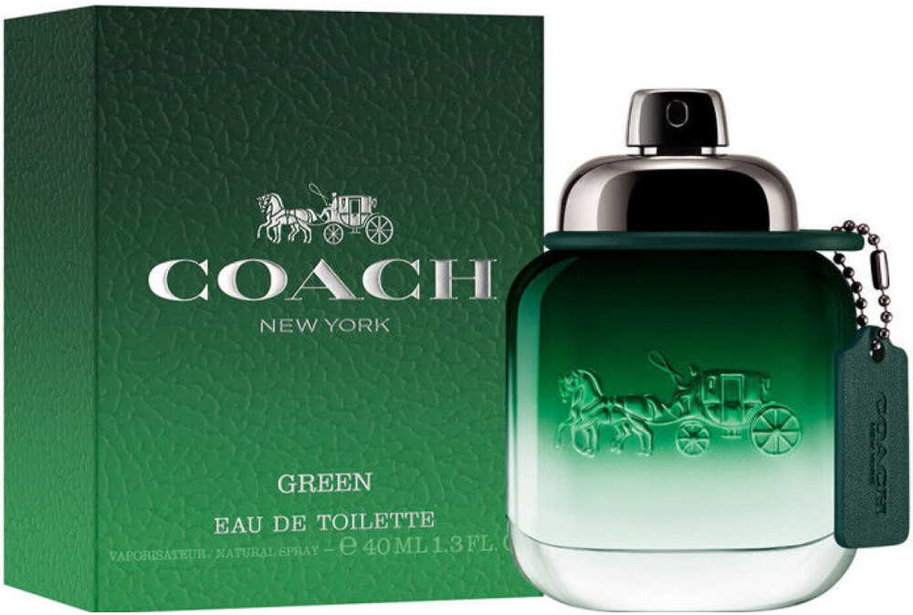 Coach Žalias EDT tualetinis vanduo vyrams, 40 ml